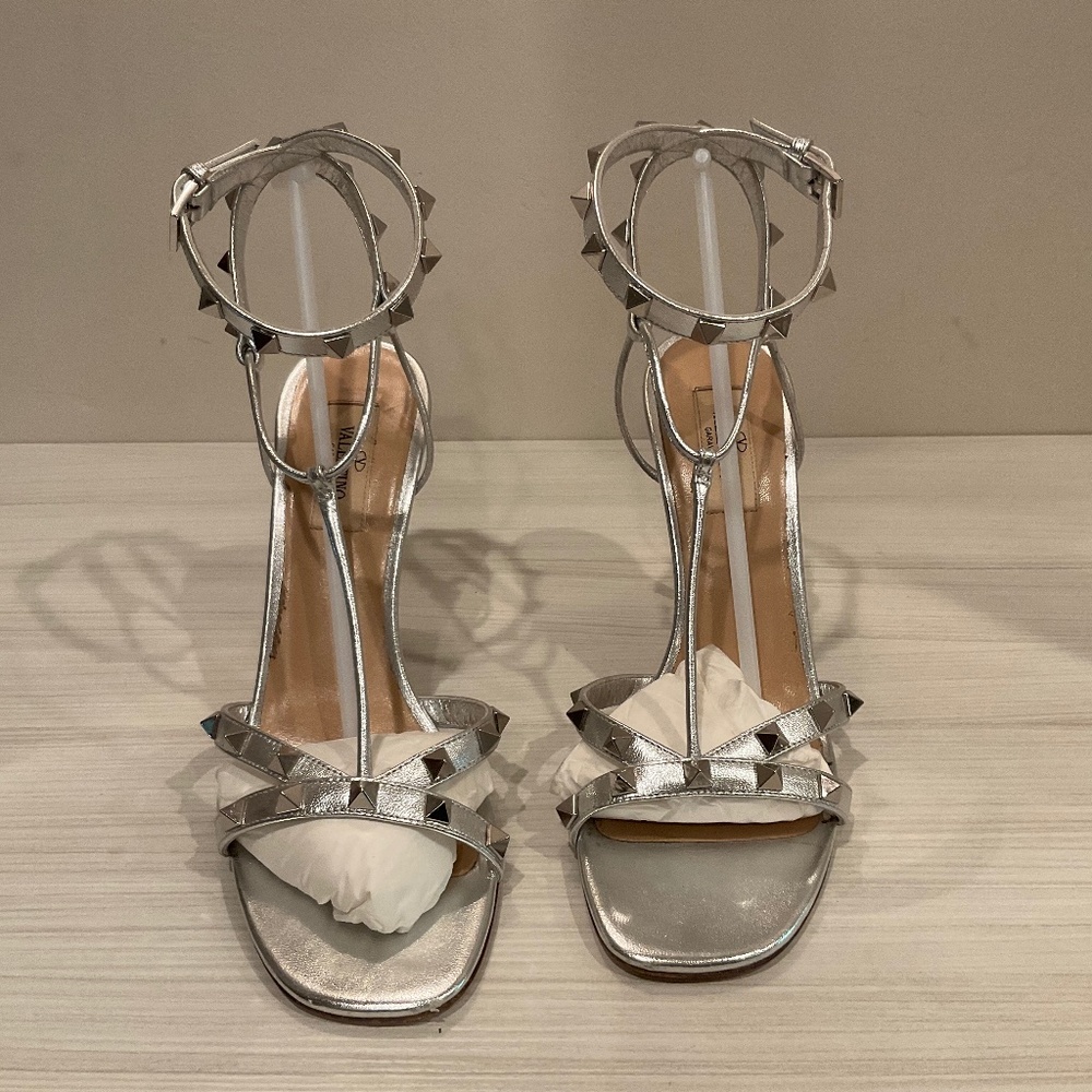 Valentino Rockstud Strappy Stiletto